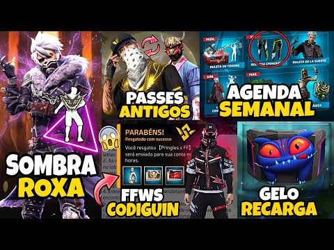 CORRE!! CÓDIGO INFINITO DO FFWS 2023, CAMISA DE TIME, CALÇA ANGELICAL, YIN  YANG, NOVIDADES FREE FIRE 