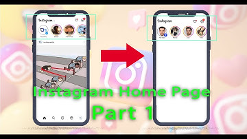 Instagram Home Page ( Top bar & Story List With RecyclerView ) UI UX Design In Android Studio Part 1