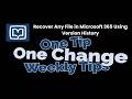 Recover Any File in Microsoft 365 Using Version History