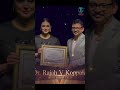 Winner of Icon in vascular and interventional radiology by TOI in 2022 - Dr Rajah V Koppala