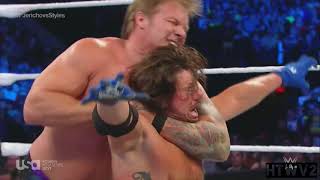 AJ Styles vs Chris Jericho Highlights HD   Smackdown 2016 Wealth