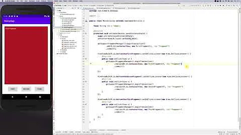 Managing Fragment Back Stack