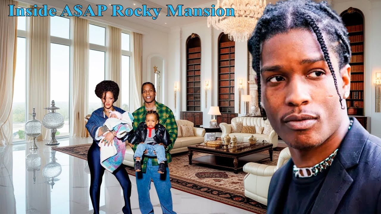 Inside A$AP Rocky Beverly Hills Mansion ★ Girlfriend (Rihanna), 2 Children, Cars and Net Worth...
