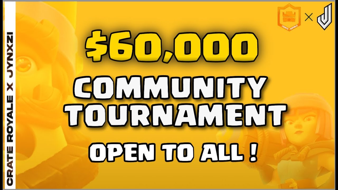 $60,000 COMMUNITY TOURNAMENT! CRATE ROYALE x JYNXZI - OPEN TO ALL!
