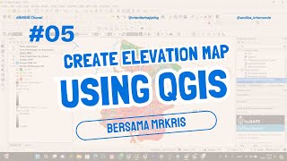 Clip Dissolve dan Symbology - Create Elevatian Map QGIS 5