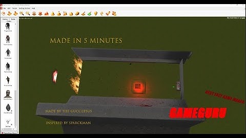 MAKE GAMES IN 5 MINUTES WITH GAMEGURU