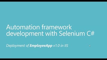 Deployement of ASP.Net MVC EmployeeApp in IIS