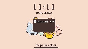 Cute iOS Intro Template with Loading Screen For Youtube | Notification | No Text