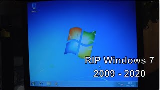 Goodbye Windows 7 One Last Install