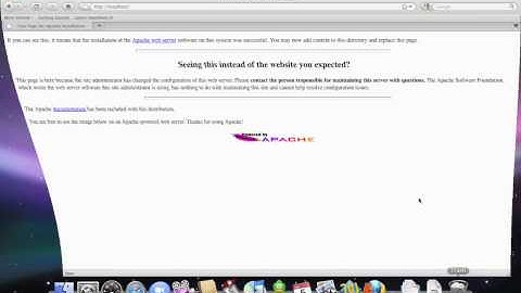 How to Setup a Simple Web Server in Leopard or Snow Leopard.