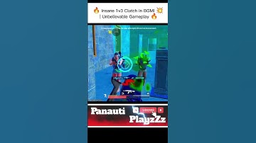 🔥 Insane 1v3 Clutch in BGMI 💥 | Unbelievable Gameplay 🔥