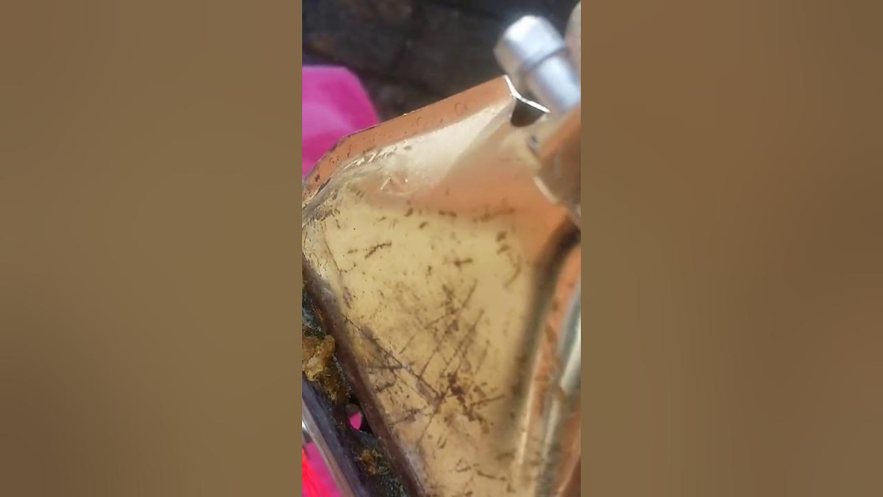 Step 1 The fast way of removing mounting glue from a Tubular carbon