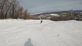 Shredding Blue Runs at Blue Mountain
