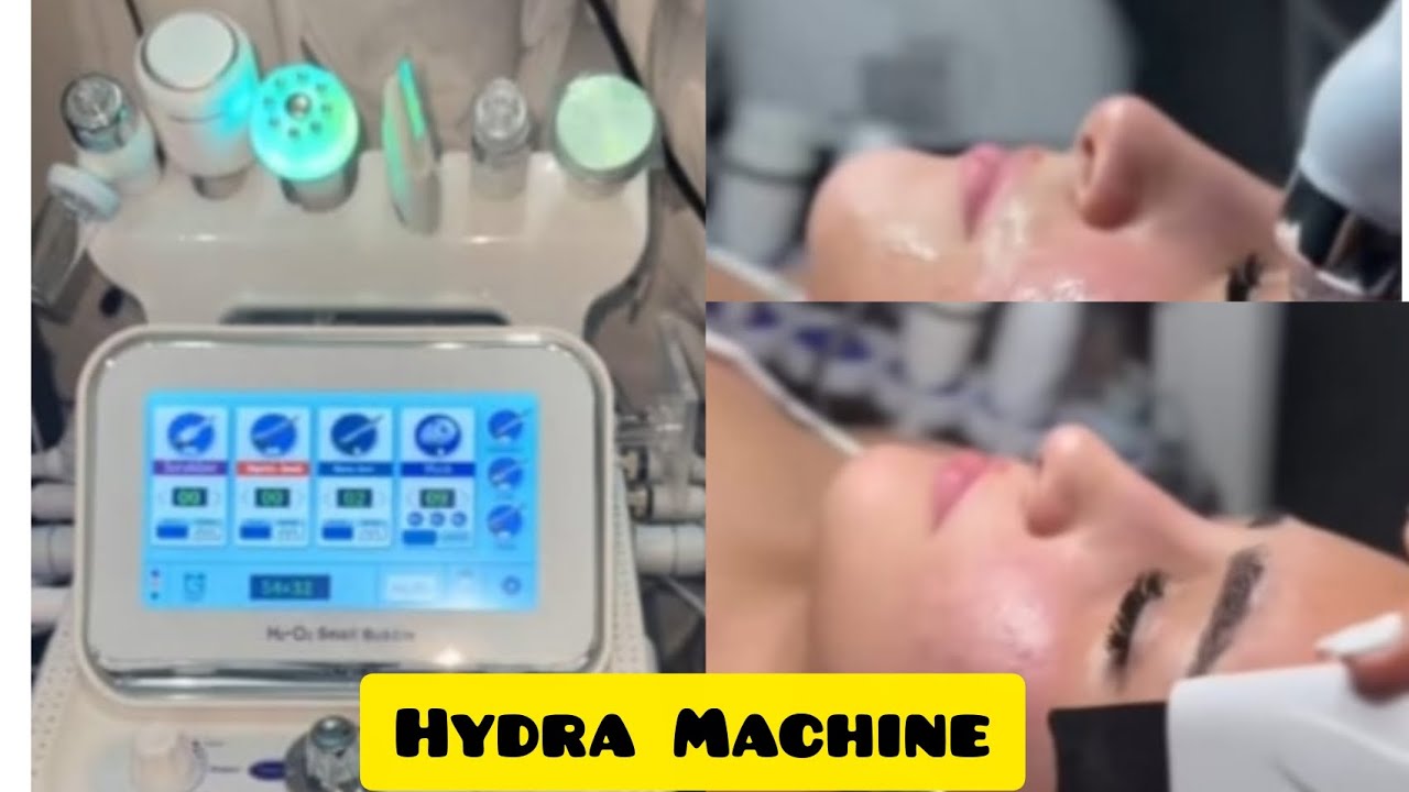 Hydra Facial Machine/Face on beauty salon by/ Shagufta 