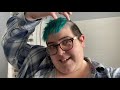 weigh in #1 and cutting my hair..