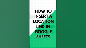 Insert a Location on #googlesheets