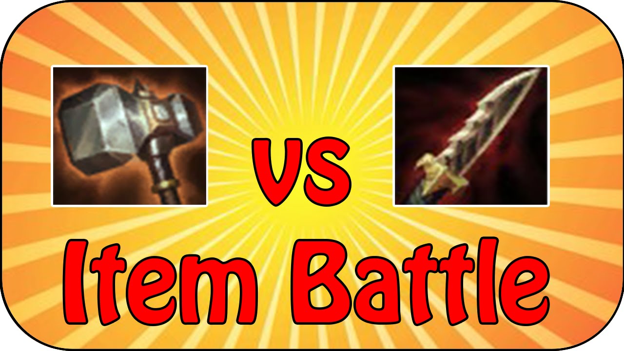 Warhammer vs Serrated Dirk Item Battle BroPower [Ger] YouTube