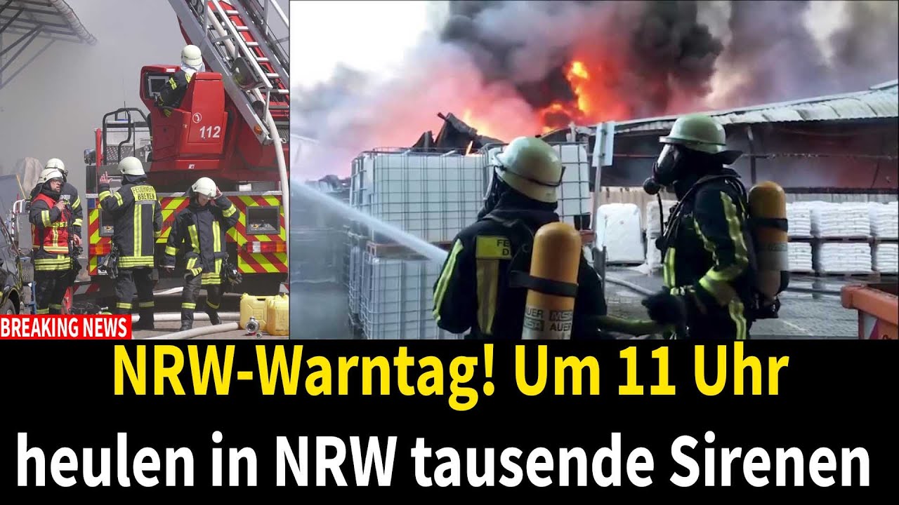 NRW-Warntag! Um 11 Uhr heulen in NRW tausende Sirenen