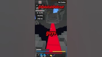 That was CLEAN #shorts #dagreatsquad #minecraft #hypixel #subscribe #bridge #clean #smooth #ahhh #w