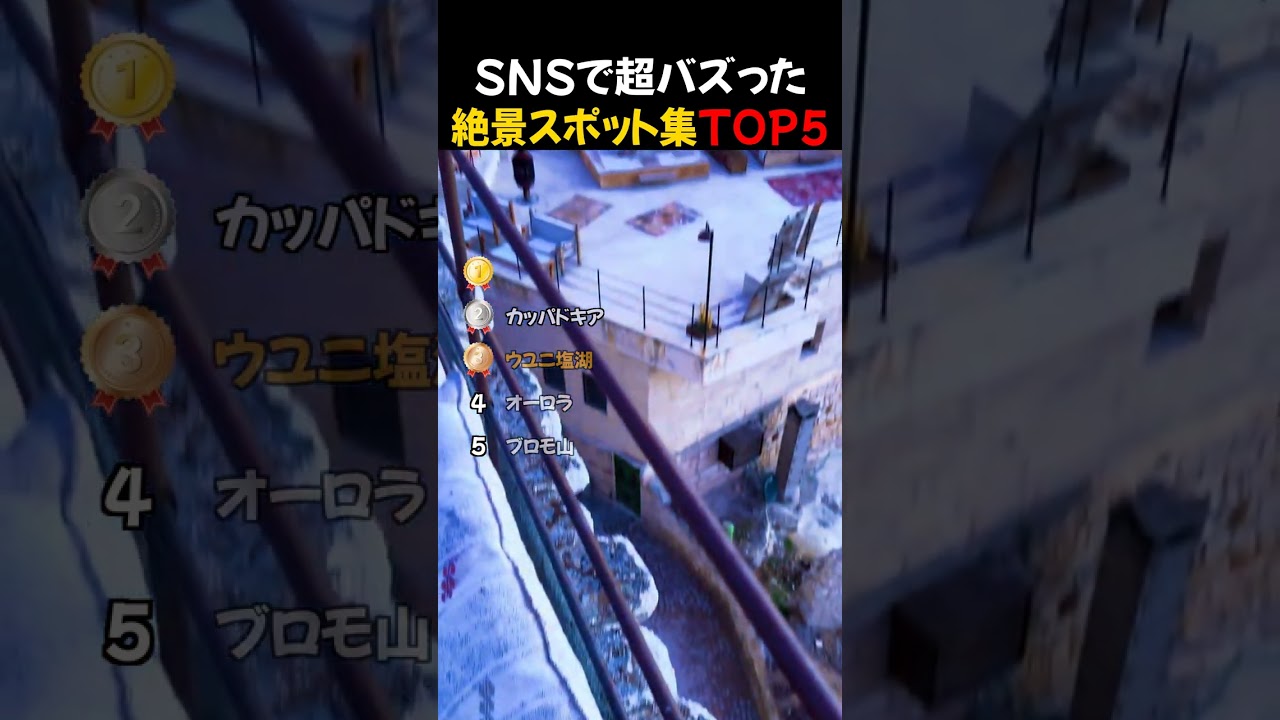 SNSで超バズった / 絶景スポット集TOP5