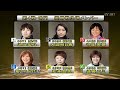 2011 女子リーグ第4戦 鳴門 ①池田紫乃 ②大瀧明日香 ③守屋美穂 ④堀之内紀代子 ⑤松本晶恵 ⑥遠藤エミ