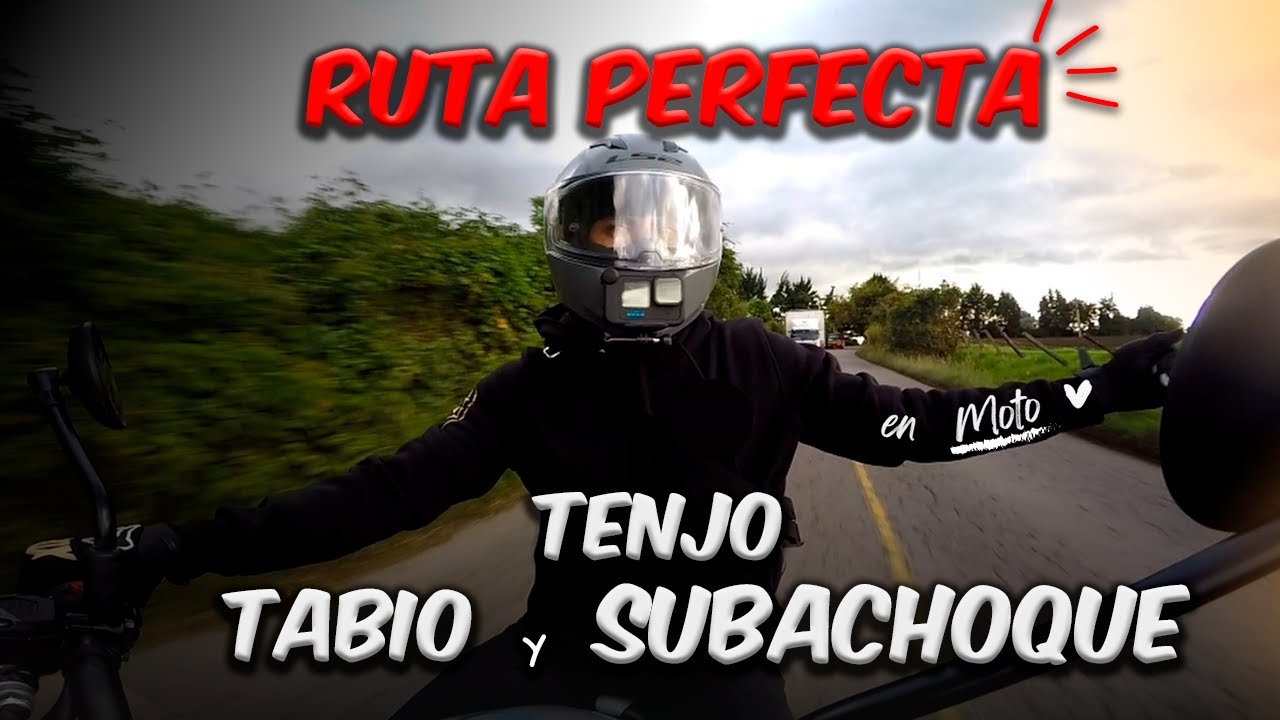 🏍️ RUTA en MOTO cerca de BOGOTÁ | Tenjo, Tabio y Subachoque | Paisajes INCREÍBLES 🇨🇴 | Cap 5