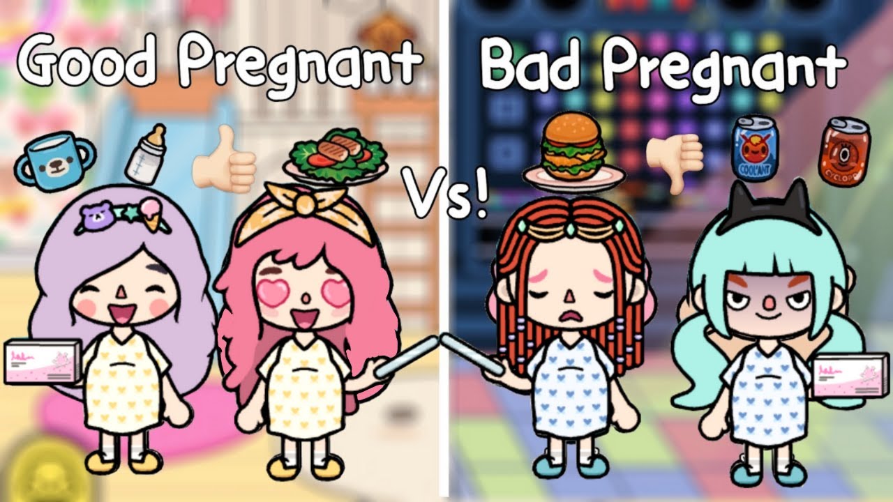 Good Pregnant VS Bad Pregnant 😘👶🍼 Toca Story Toca Life World Toca