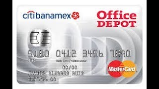 Ventajas y Desventajas de la Tarjeta de Credito Office Depot Citibanamex -  YouTube