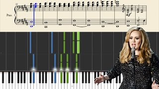 Adele - When We Were Young - Piano Tutorial   Sheets