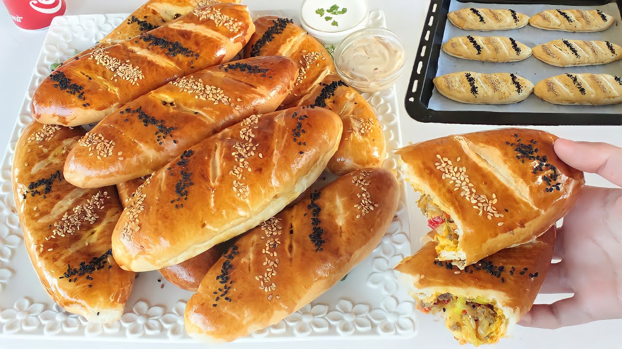 ب 10 دراهم كفتة وبعجينة أخف من القطن برعيهم بألذ فطائر سهلة وسريعة تهنيك في العشاء والله ميشبعو منها