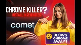 🔥 Install Comet Browser on Windows in 2 Minutes! | Fastest Chrome Alternative? 🚀