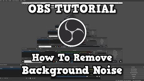 OBS - How to REMOVE Background Microphone Static!