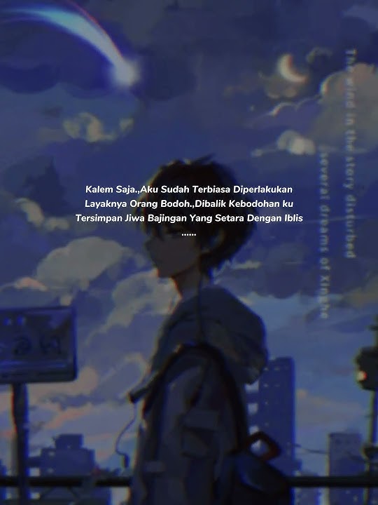 story'wa kata² anime #shorts #storywa #katakata #anime #story