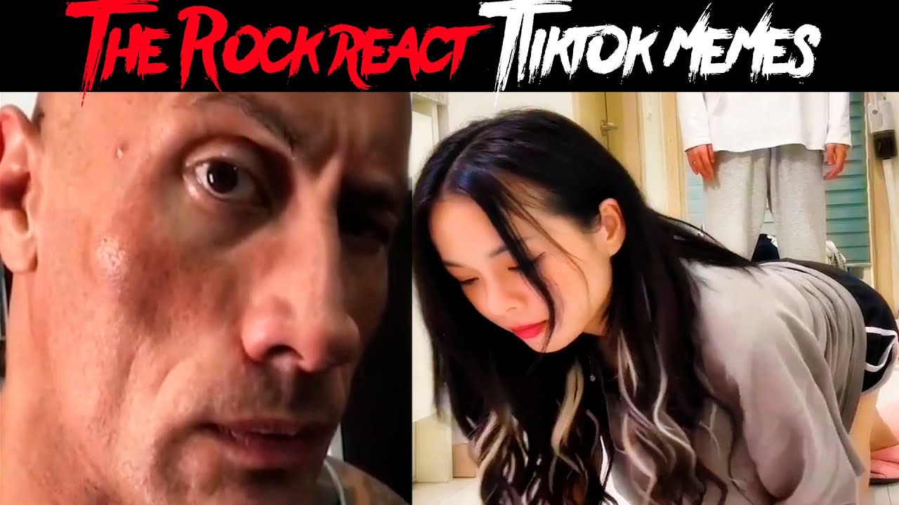 The Rock reacts Tiktok Memes