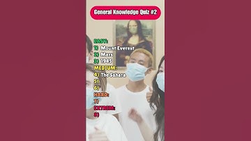 General Knowledge Quiz #2! How many can you get right? Let us know in the comments!