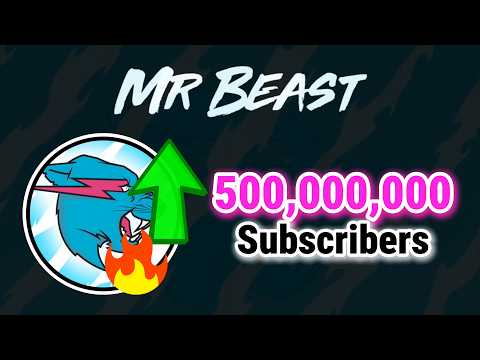 MrBeast Hitting 500 Million Subscribers!! (MDM ver.) | Moment [400.2]