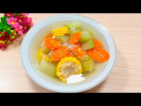 Sayur Bening Labu Siam Wortel Jagung