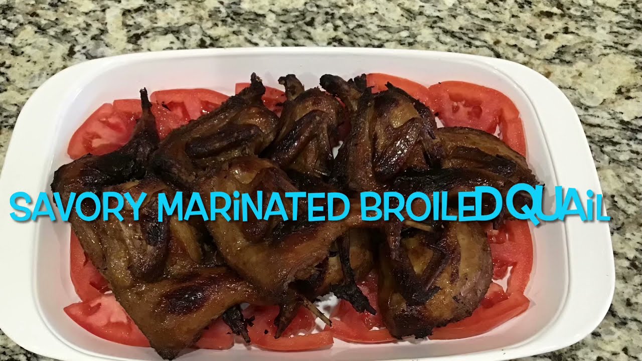 SAVORY MARINATED QUAIL