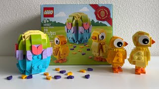 Building Lego 40527 Easter Chicks | GWP Lego Set | ASMR | Unboxing