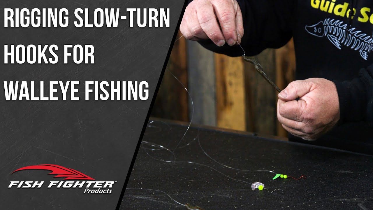Rigging Slow-Turn Hooks for Fishing Walleye by Fish Fighter Products 