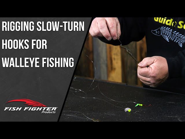 Rigging Slow-Turn Hooks for Fishing Walleye by Fish Fighter Products 