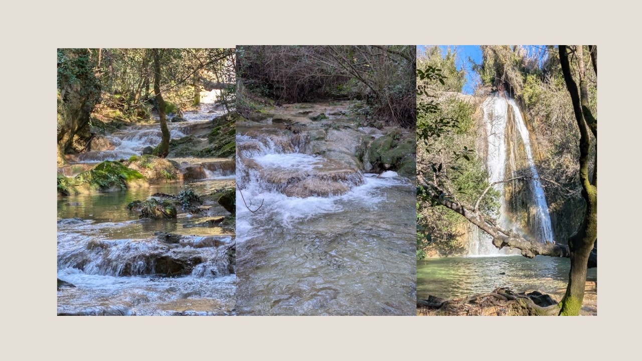 Vallon Gaï , Nature Walk towards the waterfall of the chasm  ( Contignac)
