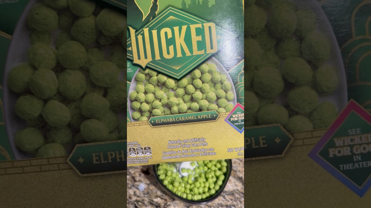 I tried Wicked cereal - Team Elphaba Fail - Wicked Cereal Review
