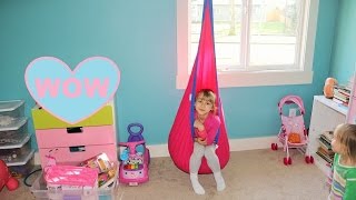 Harkla Hanging Seat for kids IN ACTION- Swing Review by kids Do you want cool toys?? We got this in the mail today - thanks to 