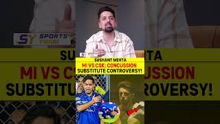 MI VS CSK: CONCUSSION SUBSTITUTE CONTROVERSY! #mivscsk #mitchellsantner #ipl2026 #hardikpandya