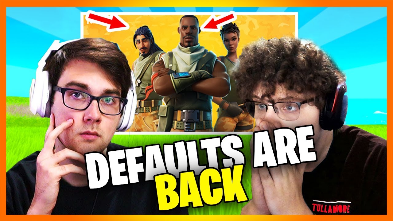 Fortnite OG DEFAULT SKINS ARE BACK! (Kiwiz and I DOMINATED)