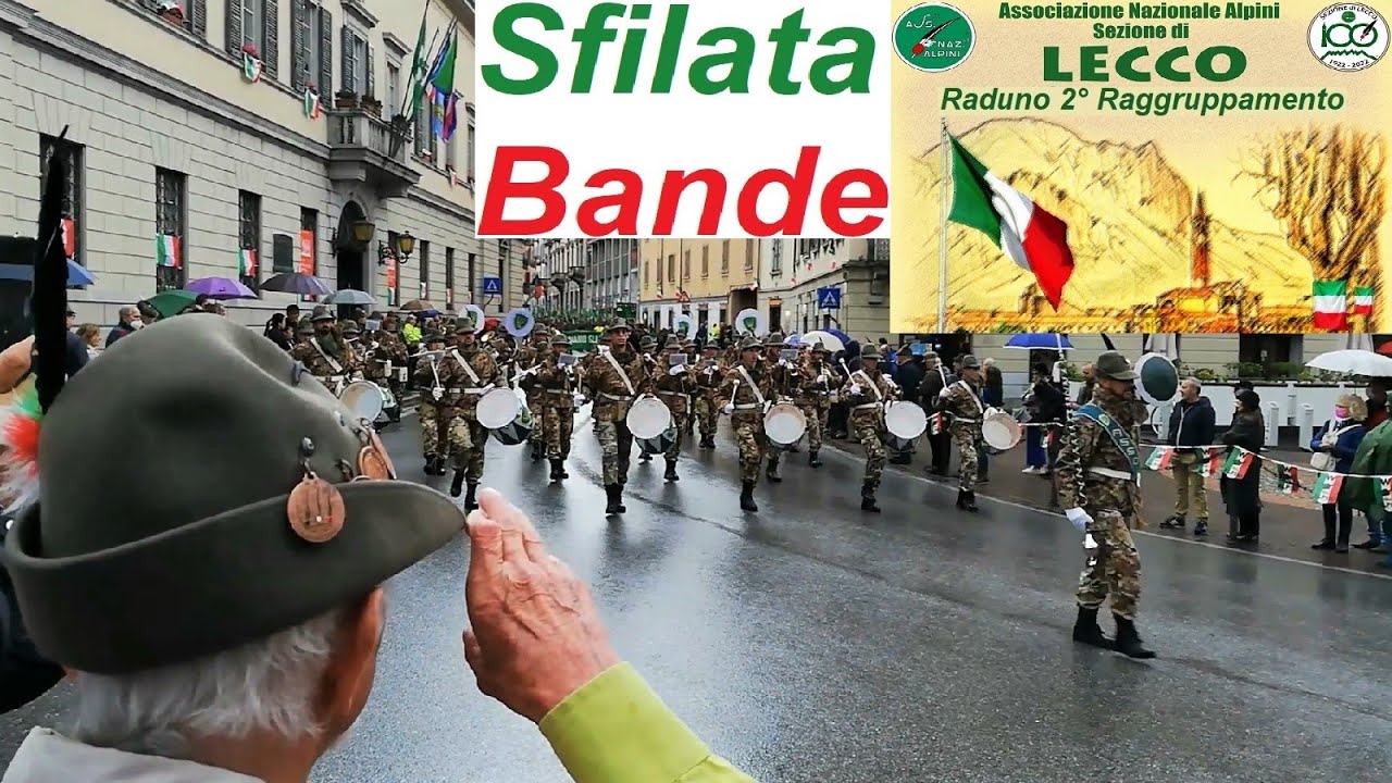 Raduno ALPINI 🇮🇹 🪶 Sfilata Bande