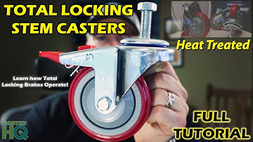 Total Lock Stem Casters | Features and Benefits of a Total Locking Brake for Stem Casters