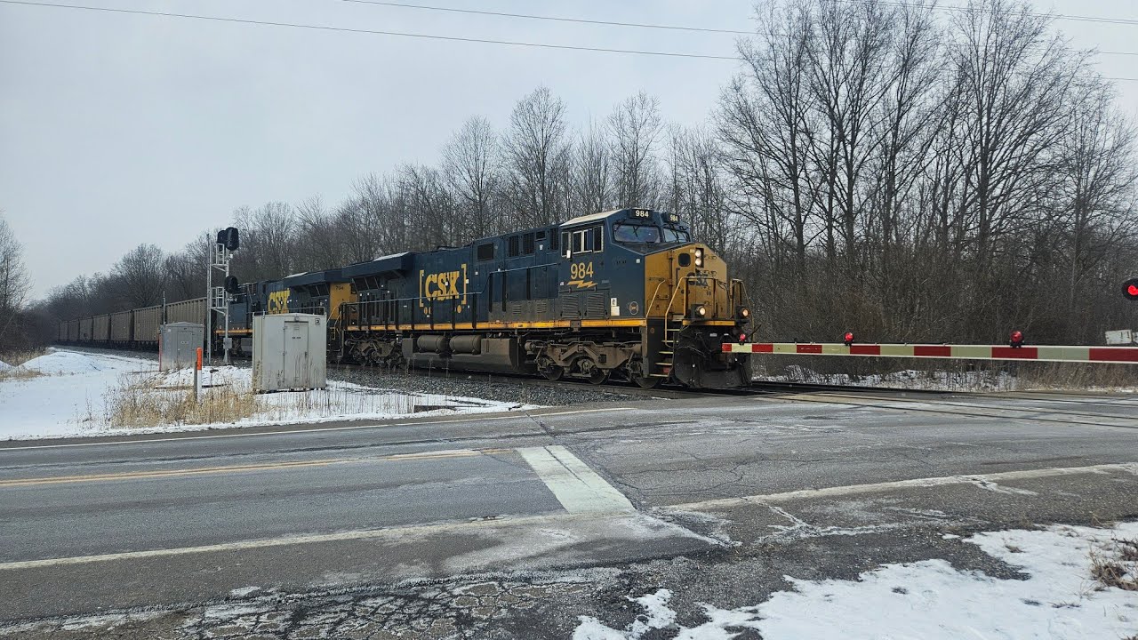 CSX E907 in Ravenna, OH 1 23 26 4K