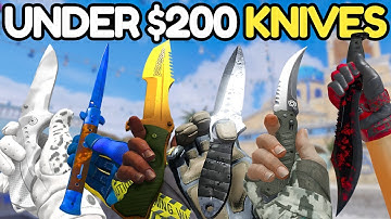BEST CHEAP Knives Under $200 in CS2 (Budget Knife Skins with UPDATED Prices 2025)
